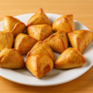 Esfiha INTEGRAL de Palmito com creme de 4 queijos